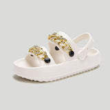 Chains Thick-soled Slippers EVA Sandals