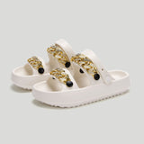 Chains Thick-soled Slippers EVA Sandals