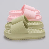 Summer EVA Rhombus Stripe Anti-slip Slippers